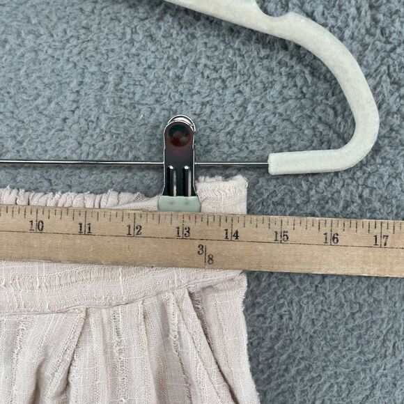 Free People Shorts Cream Gauze Cotton Boho Pull-On Size Small Beachy - Picture 4 of 10